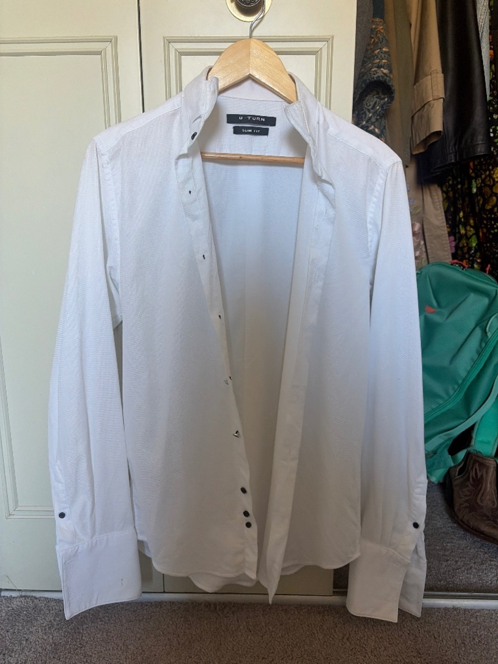 U-Turn 40 Tuxedo White Shirt